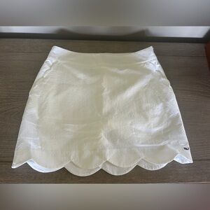 Vineyard Vines White Skort Performance Fabric